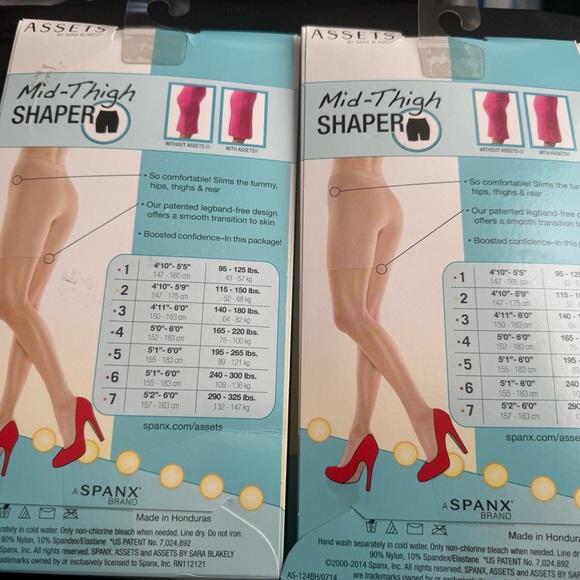 2-ASSETS by SPANX / Mid-Thigh/Sz 3 (Two) - Picture 3 of 4